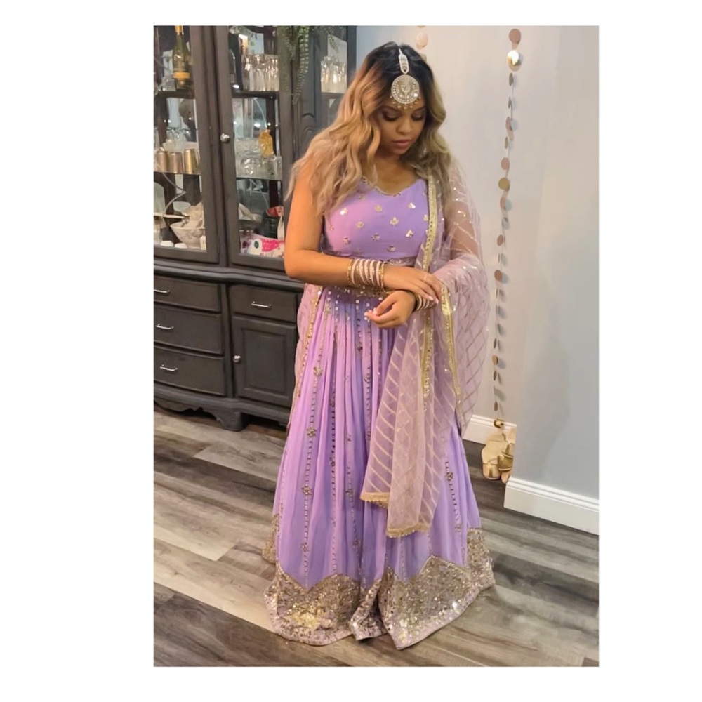 Gorgeous Lavender Georgette Lehenga/Party Wear